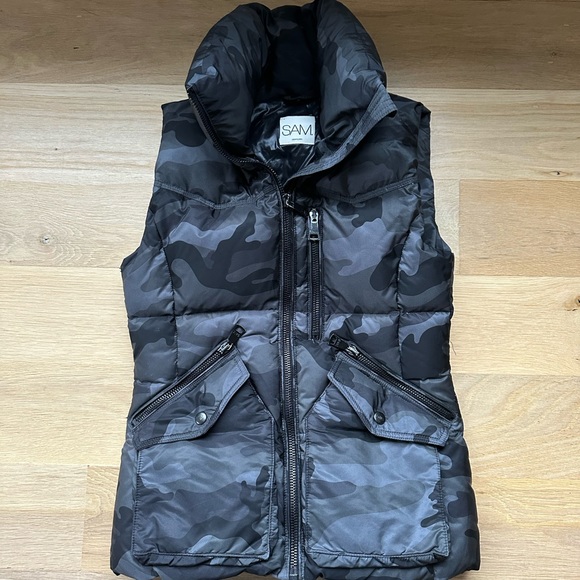 SAM. Jackets & Blazers - Down Sam vest in camo print